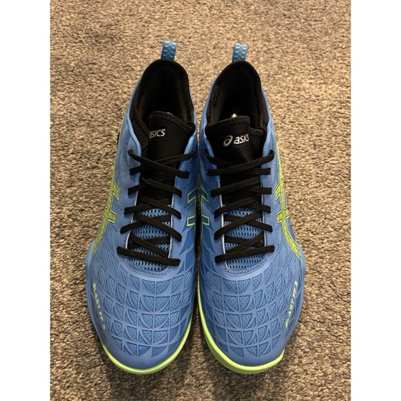 ASICS BLAST FF 3 Size 13 Waterscape/Lime Burst Handball Shoes - Picture 2 of 9